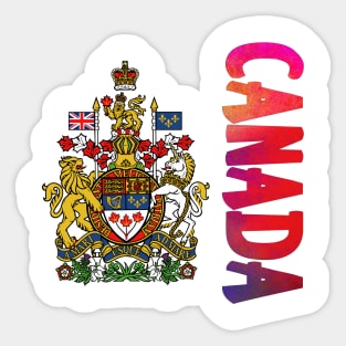 Canada Coat of Arms Design Sticker